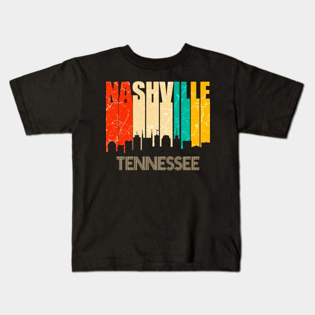 Nashville Tennessee Kids T-Shirt by Mila46